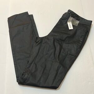 Kate Spade Saturday slim fit zip Black skinny pants Size 4 NWT